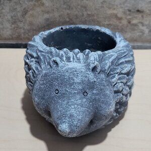 Hedgehog Planter Succulent Flowerpot Small Cement Animals